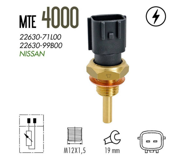 Sensor De Temperatura D Gua Iveco Daily Nissan Livina March Sentra