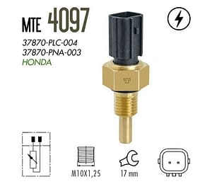 Sensor de Temperatura D'água Honda Civic CR-V Fit MTE4097