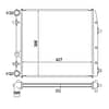 Radiador Volkswagen Fox Polo Sem Ar Ano 2003 a 2005 40-15182.523