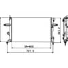 Radiador Chevrolet Astra Vectra Zafira Ano 1999 a 2009 40-14308.523