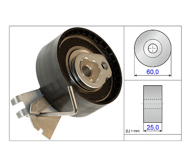 Tensor Correia Dentada Citroen Berlingo C3 Aircross Picasso Peugeot 206 207 208 306 531 0572 10