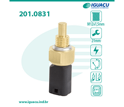 Sensor Temperatura Água Nissa Livina Peugeot 206 Renault Clio Scenic Kangoo Logan Sandero IG201.0831