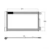 Condensador Chevrolet Agile Montana AC 584 000P