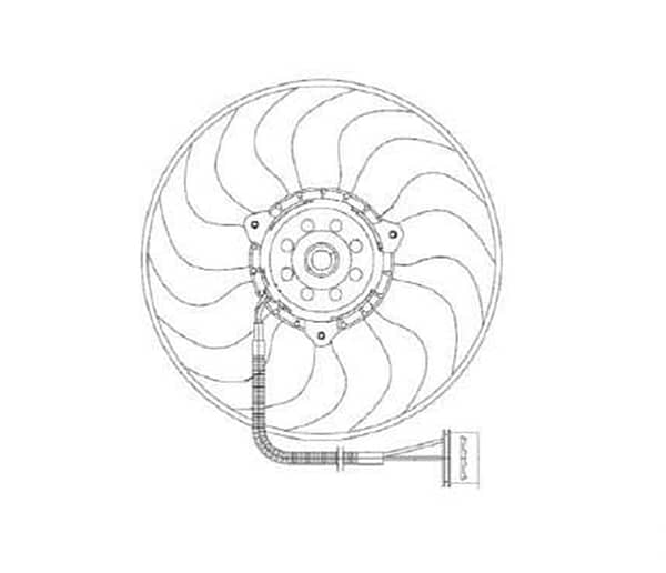 Eletroventilador Volkswagen Crossfox Fox Polo Com Ar EMM2028VW